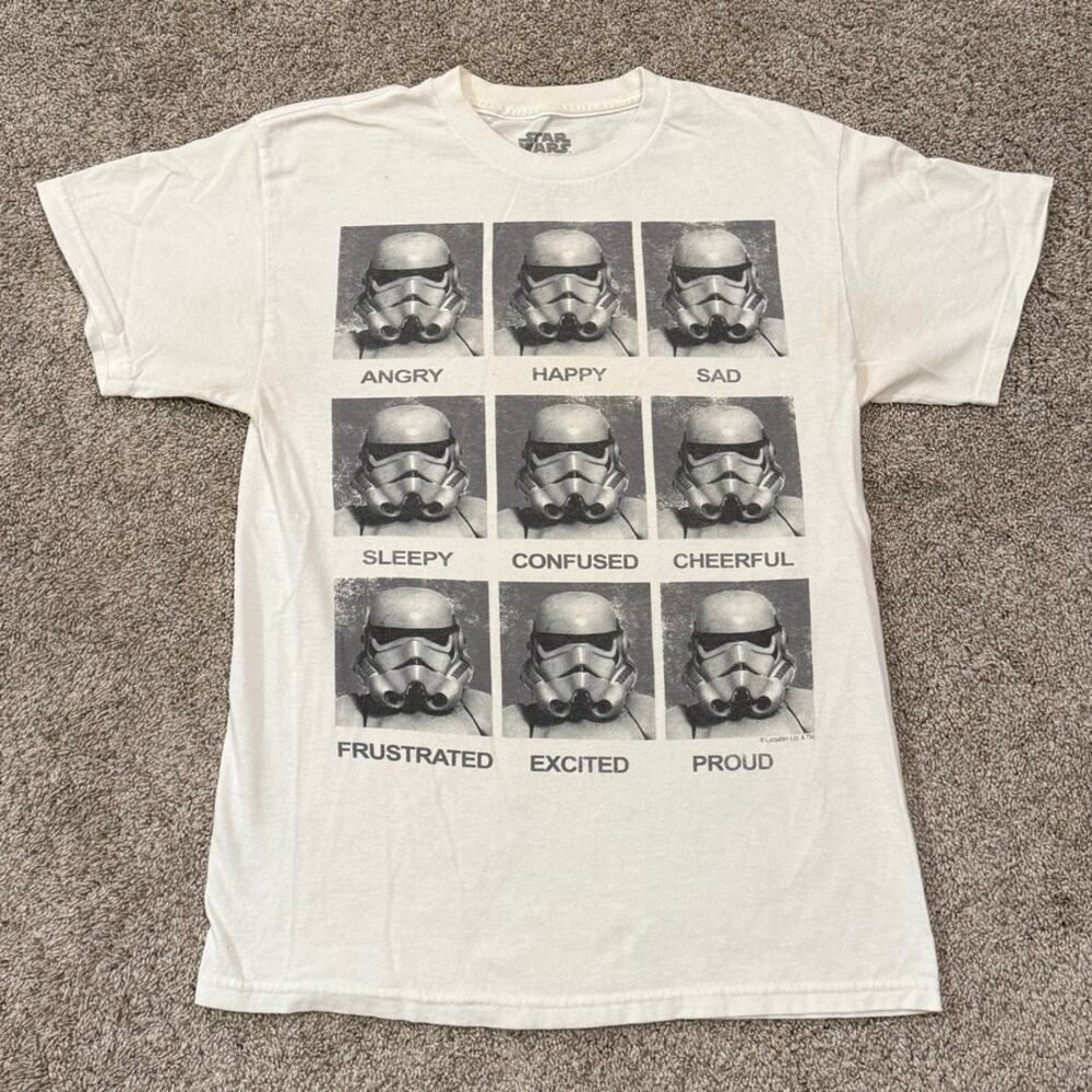 Star Wars Y2K Stormtrooper Graphic Tee size Medium
